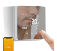 Termostato Programable con WiFi,Termostato Digital Inteligente Inalámbrico de Contacto Seco para Calderas de Calefacción,Termostato de Ambiente Integrado Compatible con Alxe y Google Assistant 85-WPB
