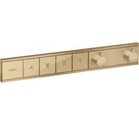termostato RainSelect de mano montado al ras para 4 consumidores, 15382140, Color: bronce cepillado