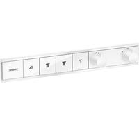 Hansgrohe RainSelect grifo de bañera y ducha empotrado con termostato blanco 15382700
