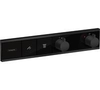 Termostato RainSelect de mano oculto para 2 consumidores, 15380670, Color: negro mate