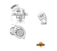 Termostato, refrigerante EASY FIT NRF 725023