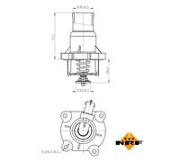 Termostato, refrigerante EASY FIT NRF 725033