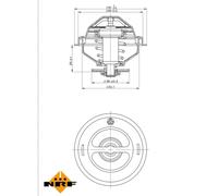 Termostato, refrigerante EASY FIT NRF 725075