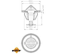 Termostato, refrigerante EASY FIT NRF 725088
