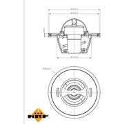 Termostato, refrigerante EASY FIT NRF 725156