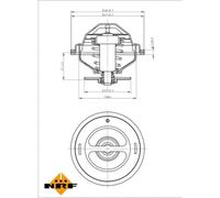 Termostato, refrigerante EASY FIT NRF 725194