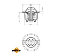 Termostato, refrigerante EASY FIT NRF 725205