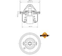 Termostato, refrigerante EASY FIT NRF 725211