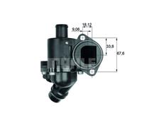 Termostato, refrigerante MAHLE TM 3 105