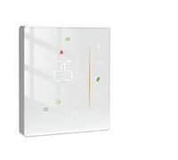 Termostato WiFi Calefaccion Inteligente MOES, Termostato Calefacción Agua Caliente Suelo Radiante, Termostato Ambiente Programable para 5A, Tuya/Smart Life App, Control por Voz Alexa/Google Home.