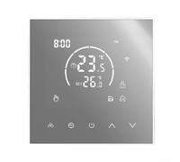 Termostato WiFi integrado para control de calefacción con seguridad de bloqueo infantil y compatibilidad con instalaciones eléctricas de agua y caldera (agua)
