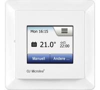 Termostato WiFi MWD5. Navegación en el menú en alemán. Control mediante aplicaciones. Regulador de temperatura WLAN. Control de calefacción programable