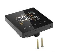 Termostato WiFi para inteligente 2 Hilos Control App Termostato(Black-3A) | App Garza para Smart, para tuya, para Smart Life, programación horaria, reducción consumo, 2 hilos