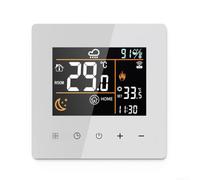 Termostato WiFi para inteligente 2 Hilos Control App Termostato(White-3A) | App Garza para Smart, para tuya, para Smart Life, programación horaria, reducción consumo, 2 hilos