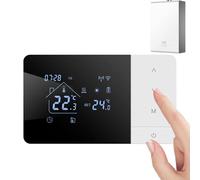 Termostatos WiFi para el hogar, calor y frío, termostato WiFi APP y voz | Controlador de temperatura de la caldera de agua para el hogar, RV, hotel, sala de estar, dormitorio, baño, garaje