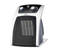 Termoventilador Ceramico 2000w Blanco/negro Ventilador/calor 2potencias 3funciones Termost.reg. Antivuelco 23x19x17 Cm