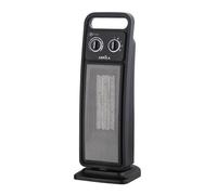 Fabrilamp Termoventilador cerámico Brasil 2000 W Negro – 2 potencias, termostato regulable