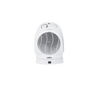Termoventilador electrico policarbonato color blanco serie temple 21cm 16 cm