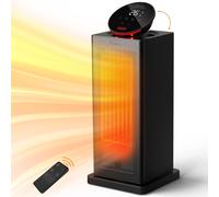 Termoventilador OMISOON 2000W - Calentador eléctrico ECO eficiente con PTC, temporizador de 24 horas y oscilación de 90°