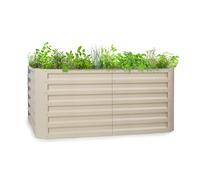 Terrabox 120x60x60 cm Cama de Jardín elevada Crema