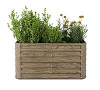 Terrabox 120x60x60 cm Cama de Jardín elevada Efecto madera