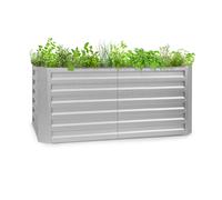 Terrabox 120x60x60 cm Cama de Jardín elevada Plata