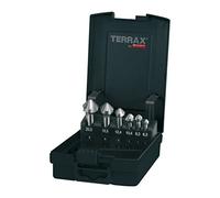 Terrax by Ruko cónica y avellanadora Juego de DIN 335 forma C 90 ° HSS en plástico láser, 1 pieza, A1021 52ro