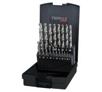 Terrax By Ruko – Juego brocas cilíndricas HSS-G 19 piezas