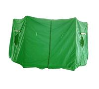 Teruyol Carpa Tienda Protección Oxford Sol Puerta Cremallera Ventanas Laterales Adecuada para Niños Juego Jardín Fiesta Comunidad Diversión, Verde 8FT 6 Polos