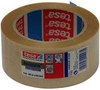 TESA 04100-00235-00 - Cinta de embalaje de PVC rugoso serie 4100-66m x 50mm Transparente c/etiq