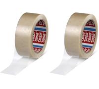 tesa 04120 - 00007 - 00 PVC Pack de banda, transparente, 66 m: 38 mm (Paquete de 2)