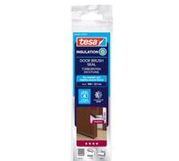 Tesa Barra para puerta 05433-00101-00 – Cepillo PVC para suelos lisos, 1 m x 37 mm, marrón