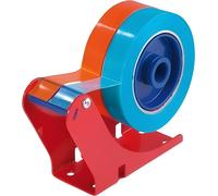 tesa 06012-02-01, dispensador de cinta tesa 6012, carcasa de acero, color: rojo