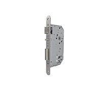 TESA 40306RAI Cerradura De Embutir Para Puertas De Madera Sin Cilindro Inoxidable Entrada 60 mm, Frente Redondo 4030