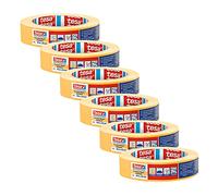 tesa 4333 Cinta de carrocero Sensitiv - Rosa - 4 rollos - 50 m x 38 mm | Cinta de carrocero para superficies delicadas - Muy fina y respetuosa con la superficie - Para interiores