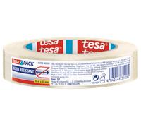 tesa - Cinta Adhesiva Reforzada con Fibra de Vidrio - Celo Adhesivo Reparador con Filamentos para Embalar y Reparar - Buena Adhesión - 50 m x 25 mm - Transparent