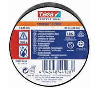 TESA 53988-00138-00 - Cinta Aislante Homologada serie 53988-25m x 25mm Negro