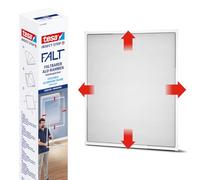 tesa Mosquitera plegable Insect Stop 55214 – Marco telescópico ajustable Blanco 80×80 cm