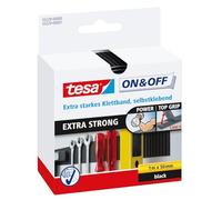 Tesa Cinta de Cierre 55229-00000-02 Extra Fuerte 1 m x 50 mm Negro/Standard