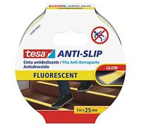 tesa Cinta antideslizante 55580-00001-11 5 m x 25 mm Amarilla fluorescente