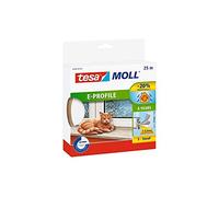 TESA 55701-00100-00 - Burlete de caucho perfil Epara desajustes pequeños - 100m x 9mm Blanco