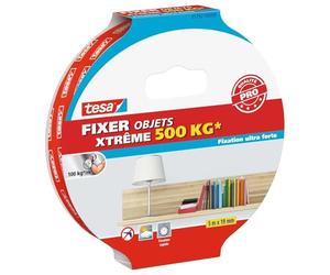 Tesa 55792-00007-00 Fixer Objets Xtreme - Cinta adhesiva (gran adhesión, hasta 500 kg, 5 m x 19 mm)