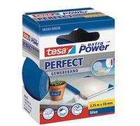 TESA 56343 BL - Cinta de tela TESA EXTRA POWER® PERFECT, 2,75 m x 38 mm, azul