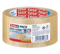 Tesa 57171-00000-03 - Cinta de Embalaje de PVC Serie 4120-66 m x 50 mm, Transparente,