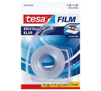 Tesa 57470-00001-01 - Cinta adhesiva y dispensador (transparente, 33 m x 15 mm)