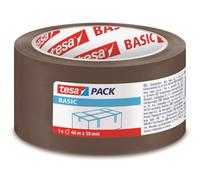 Tesa Pack 6 Cintas de Embalaje Basic 50 mm x 66 mm | Marrón