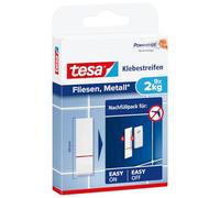 tesa 77760-00000-00 Adhesive Strips, 2 kg, Set de 9 Piezas, blanco | Tiras adhesivas de doble cara para superficies sólidas y lisas, autoadhesivas, capacidad máxima de 2 kg por tira