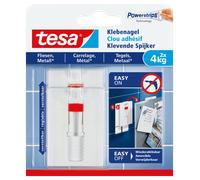 Tesa clavo adhesivo ajustable para azulejos y metal 4 kg (2 unidades)