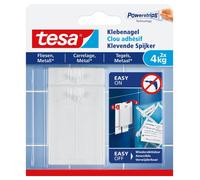 Tesa clavo adhesivo para azulejos y metal 4 kg (2 unidades)