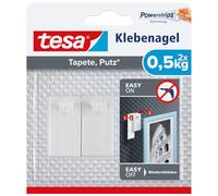tesa Clavo adhesivo para superficies sensibles 0,5 kg (2 unidades)